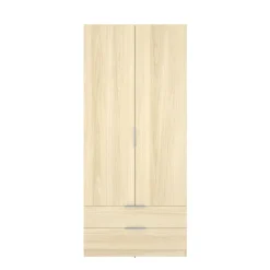 Armario Emax 2 puertas batientes y 2 cajones 203,5x91x51,4 cm