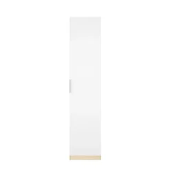 Armario Emax una puerta con barra y 2 estantes 203,5x45,5x51 cm