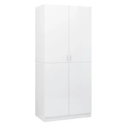 Armario Enara 2 puertas diseño minimalista 180x80x52 cm