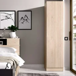Armario Essen 1 puerta diseño personalizable 184x40x52 cm
