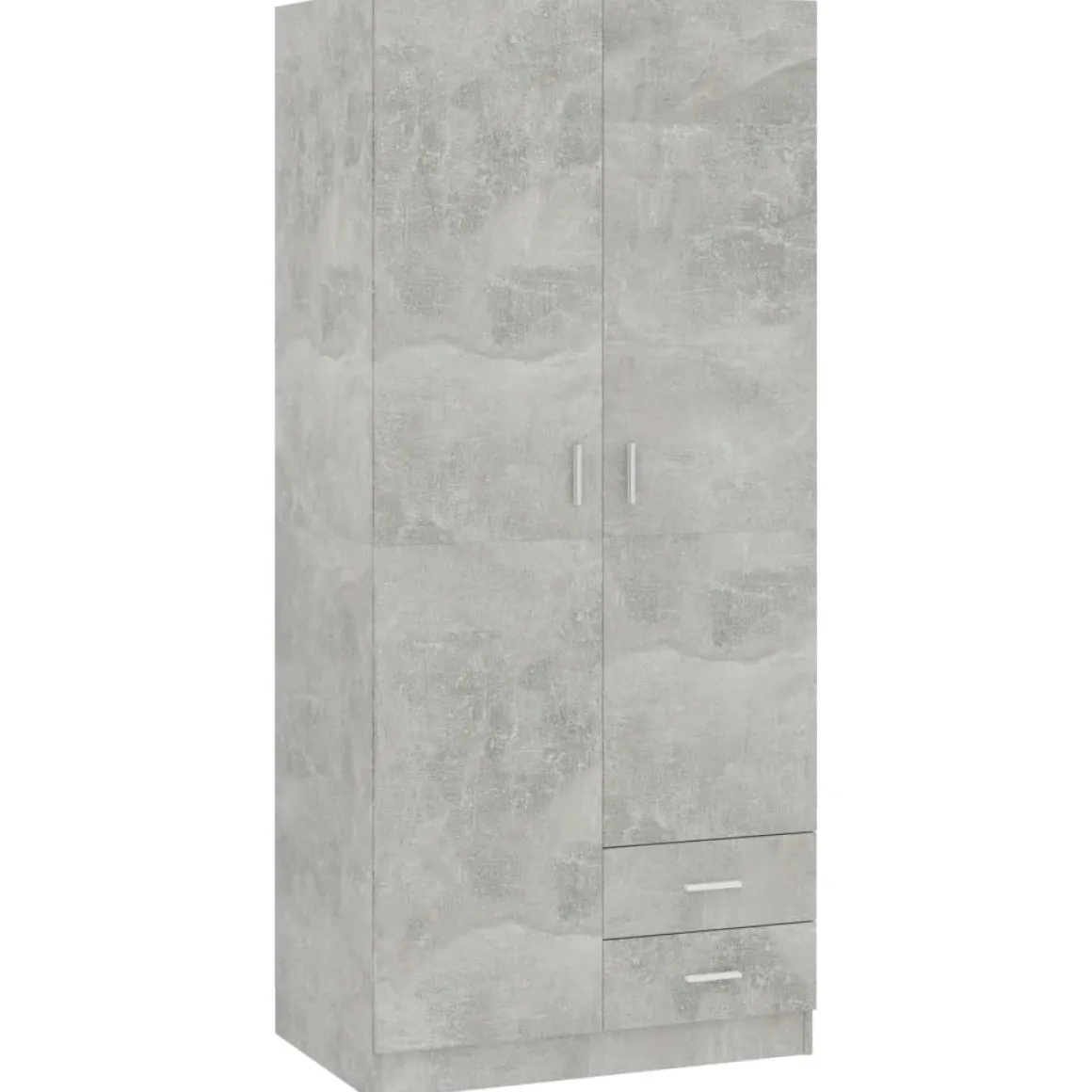 Armario Kei 2 puertas + 2 cajones 180x80x52 cm