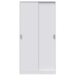Armario Max 2 puertas correderas blanco 200x100x52 cm