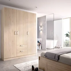 Armario Maxi 3 puertas+2 cajones 215x150x52 cm