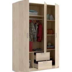 Armario Maxi 3 puertas+2 cajones 215x150x52 cm