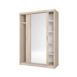 Armario Mijas 2 puertas correderas con espejo 215,5x150x58,9 cm