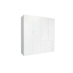 Armario Monamer 4 puertas con 3 cajones 200x160x57,5 cm