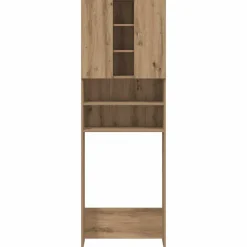 Armario para lavadora Nemo 2 puertas + 5 compartimentos 190x64x25,5 cm