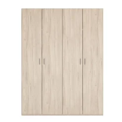 Armario River 4 puertas abatibles 197,5x150,4x52,6 cm