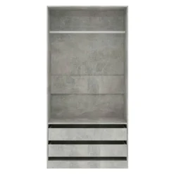 Armario Tsubaki 2 cajones diseño sin puertas 200x100x50 cm