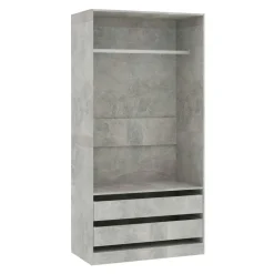 Armario Tsubaki 2 cajones diseño sin puertas 200x100x50 cm