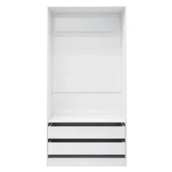 Armario Tsubaki 2 cajones diseño sin puertas 200x100x50 cm