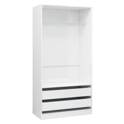 Armario Tsubaki 2 cajones diseño sin puertas 200x100x50 cm