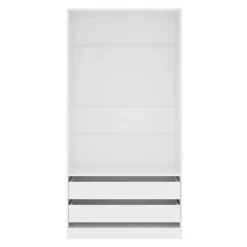 Armario Tsubaki 2 cajones diseño sin puertas 200x100x50 cm