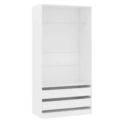 Armario Tsubaki 2 cajones diseño sin puertas 200x100x50 cm