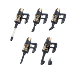 Aspirador de escoba Cecotec Conga Rockstar RX70 Aquapet Flex Genesis 780W + kit de accesorios negro/dorado