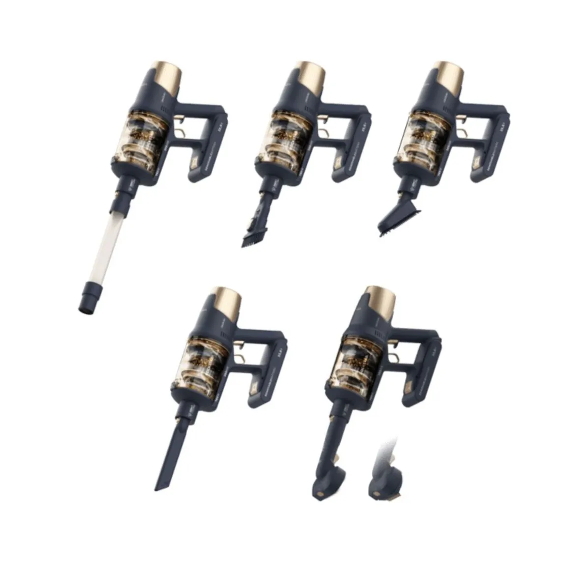 Aspirador de escoba Cecotec Conga Rockstar RX70 Aquapet Flex Genesis 780W + kit de accesorios negro/dorado