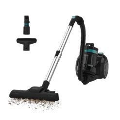 Aspirador de trineo Cecotec Conga Rockstar Cyclonic Plus 800W sin bolsa 2L negro/azul