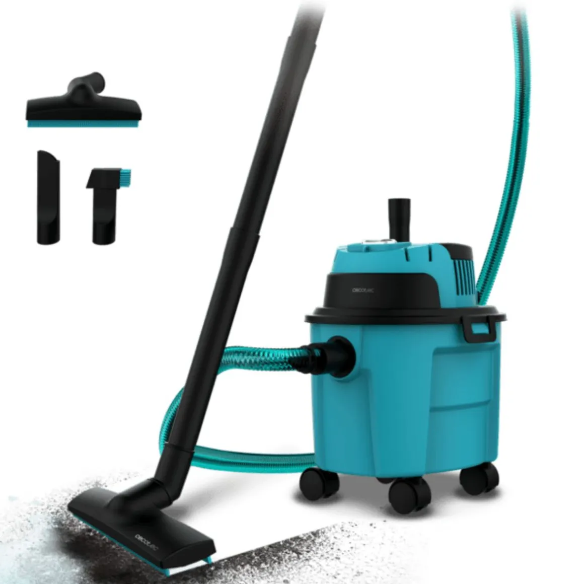 Aspirador de trineo Cecotec Conga Wet&Dry Compact Garden 1000W 10L negro/azul