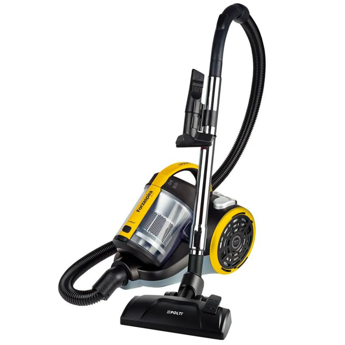 Aspirador de trineo Polti Forzaspira C115 Plus 800W 2L con accesorios negro