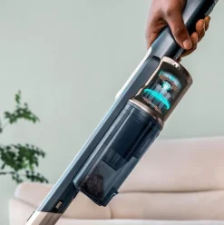 Aspirador escoba Cecotec Scoba 2100 Station 210W inalámbrica + base autovaciado gris