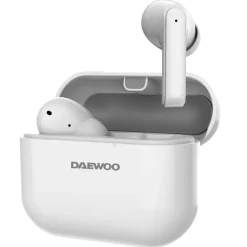 Auriculares inalámbricos Daewoo DW2005 Bluetooth 5.3 con estuche de carga blanco