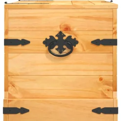 Baúl de almacenaje estilo corona range 47x91x49,5 cm