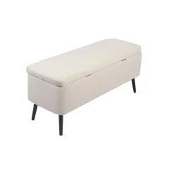 Baúl Maison tapizado microfibra 49x110x40 cm