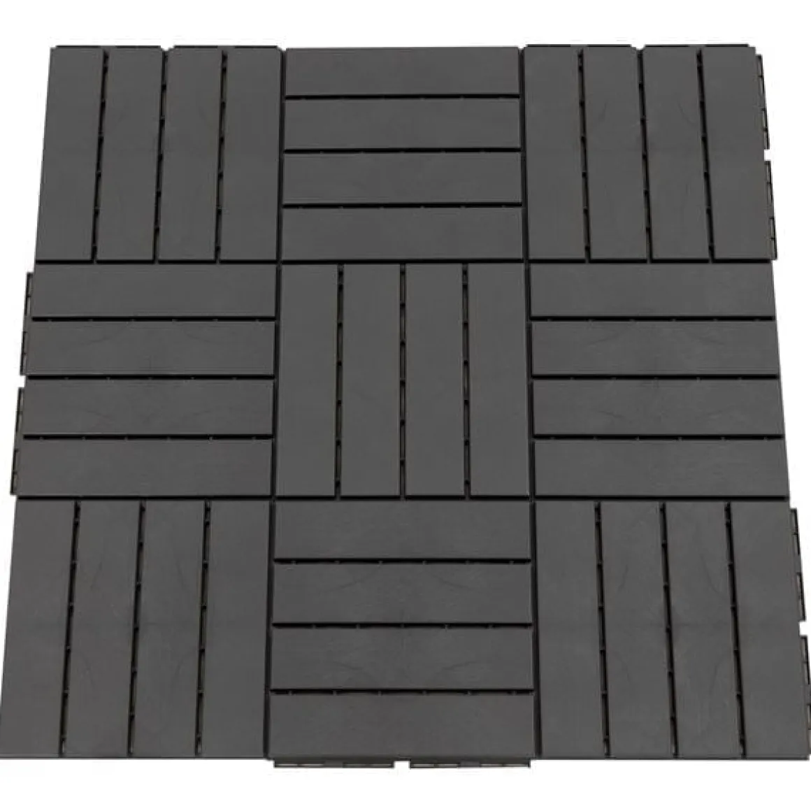 Baldosas antideslizantes Outsunny 9 piezas negro 30x30 cm