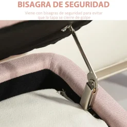 Banco de almacenaje Lina Homcom tapa abatible 44,5x101x38,5 cm
