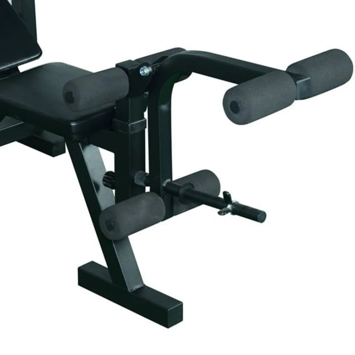 Banco de pesas fitness con respaldo regulable negro 175x98x30 cm