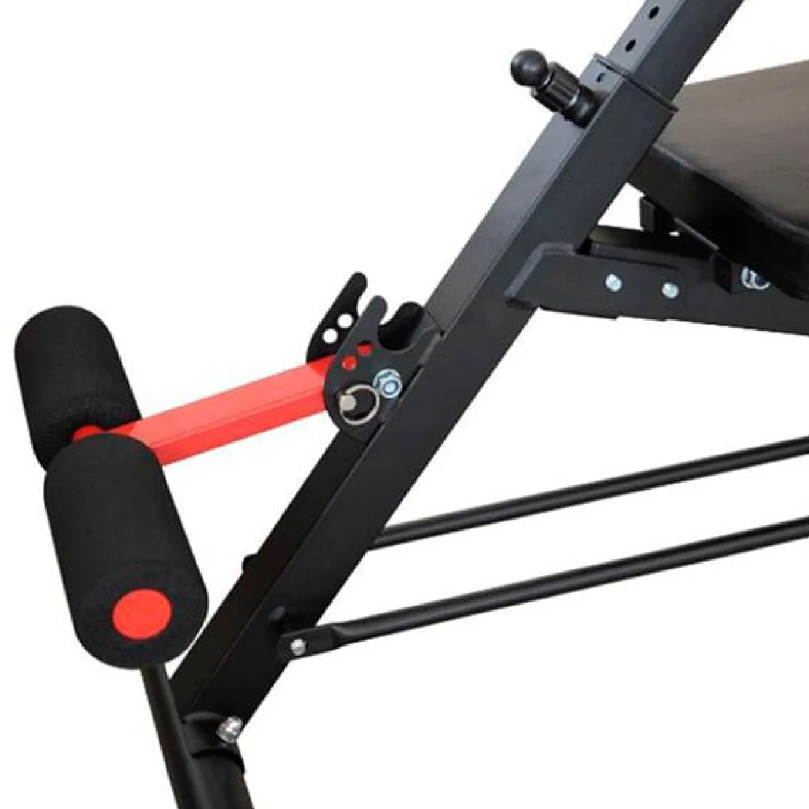 Banco musculación multifuncional para entrenamiento completo 64x146x73.5-85 cm