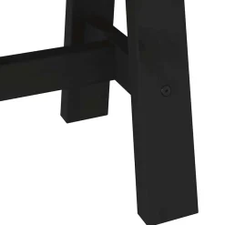 Banco Noain patas forma de A natural/negro 45x180x40 cm