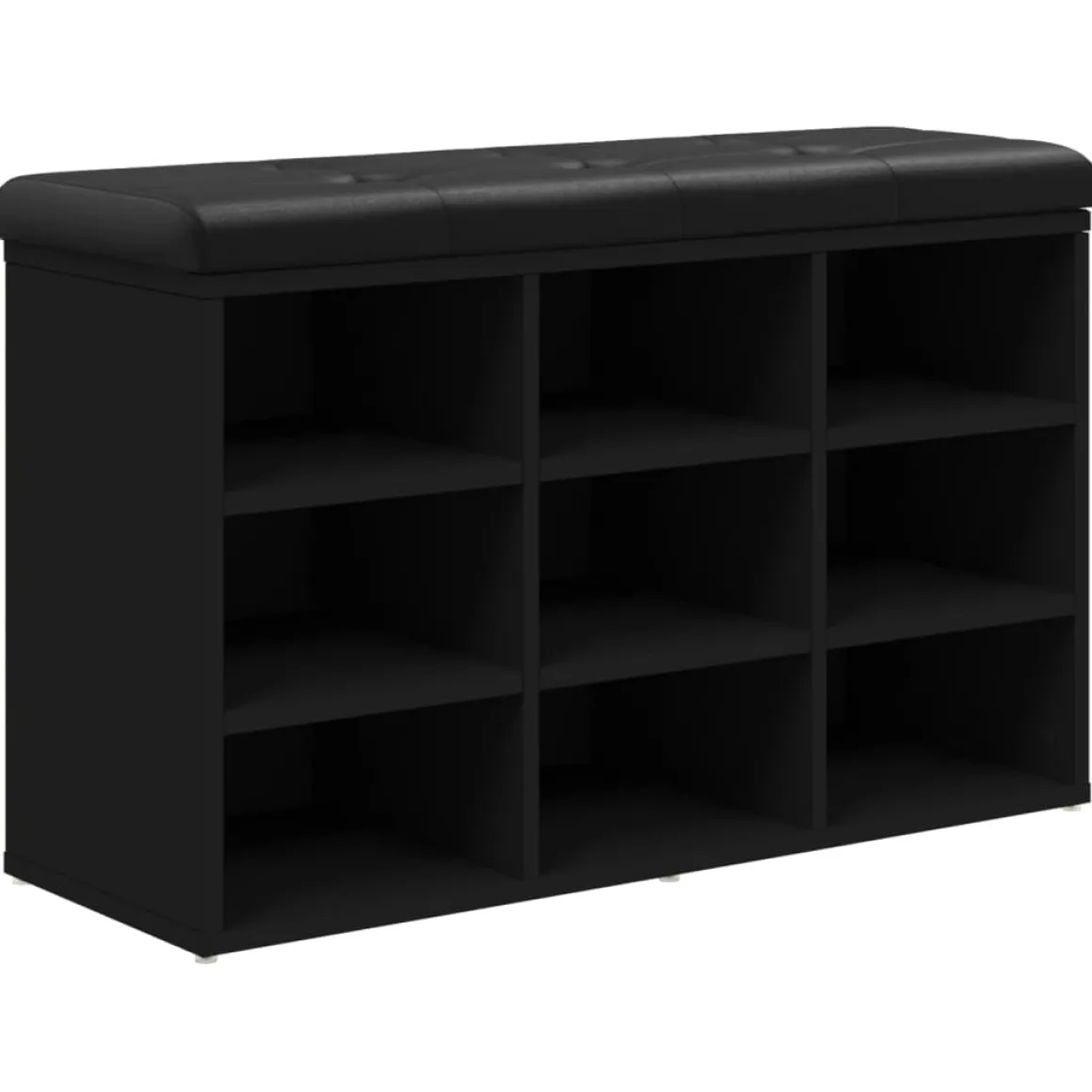Banco zapatero Doll 9 estantes con asiento acolchado 50x82x32 cm