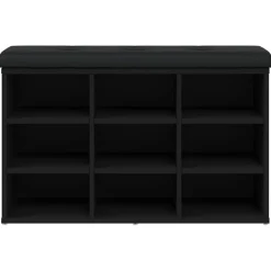 Banco zapatero Doll 9 estantes con asiento acolchado 50x82x32 cm