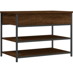Banco zapatero Lovi con 2 estantes inferiores 50x70x42,5 cm
