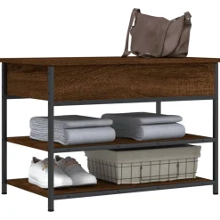 Banco zapatero Lovi con 2 estantes inferiores 50x70x42,5 cm