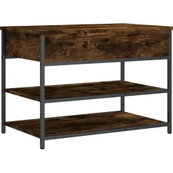 Banco zapatero Lovi con 2 estantes inferiores 50x70x42,5 cm