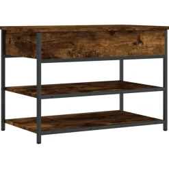 Banco zapatero Lovi con 2 estantes inferiores 50x70x42,5 cm