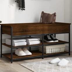 Banco zapatero Urma 2 estantes 50x100x42,5 cm