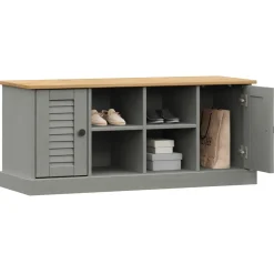 Banco zapatero Vigo 4 huecos + 2 puertas 45x106x35 cm