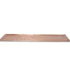 Bandeja decorativa 56 x 15 cm cobre