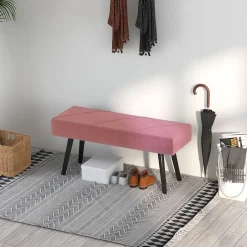 Banqueta Zure Homcom acolchada 45x100x36 cm