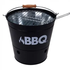 Barbacoa cubo portátil con parrilla