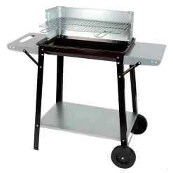 Barbacoa de carbón Aktive Barbecue 1 parrilla 4 alturas inox