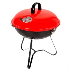 Barbacoa de carbón Aktive Barbecue con tapa rojo/negro