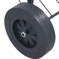 Barbacoa portátil de carbón con ruedas rojo/negro Ø44 cm