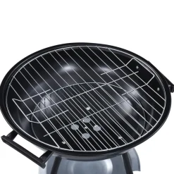 Barbacoa portátil de carbón con ruedas rojo/negro Ø44 cm