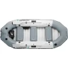Barco hinchable Mariner Intex 4 personas con remos+bomba de hinchado gris 48x145x328 cm