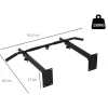 Barras de dominadas Homcom para pared 17x93,5x65 cm