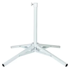 Base de sombrilla Aktive Garden plegable 4 patas 25/32mm blanco Ø65x60,5 cm